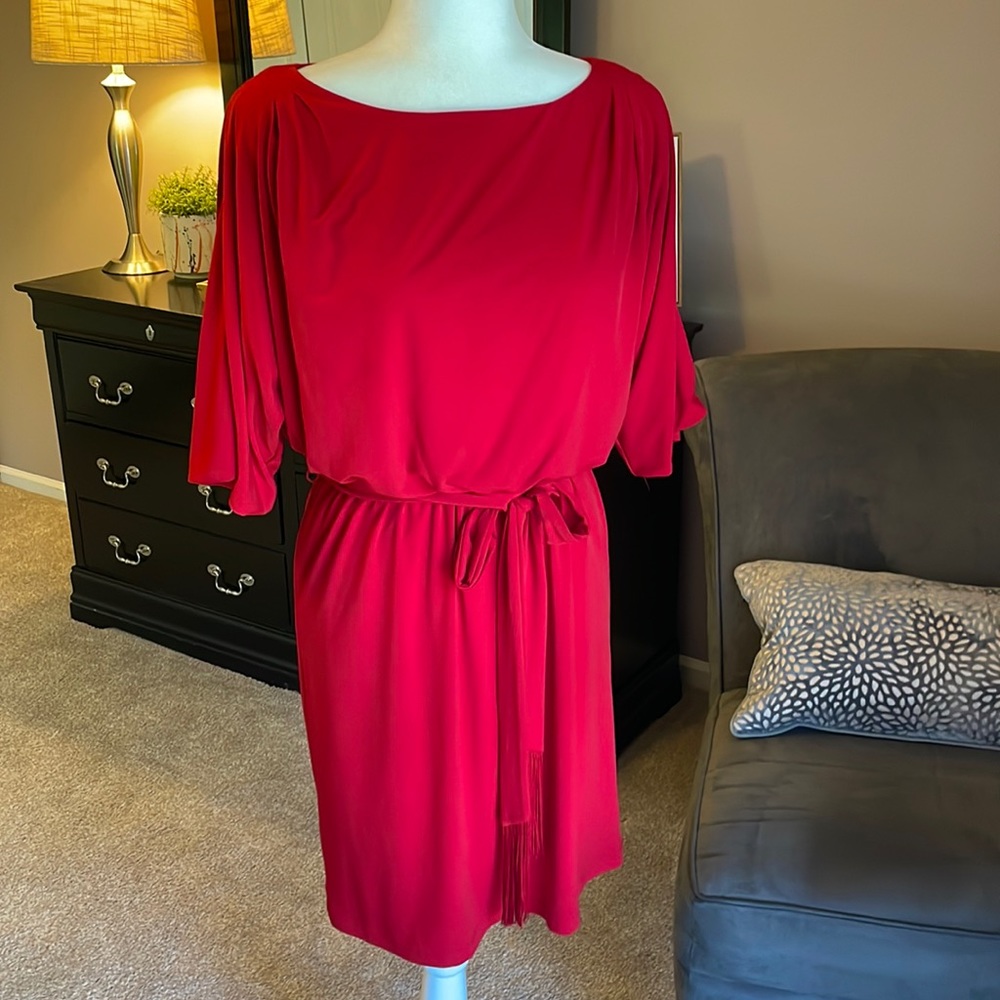 Every day is Valentine’s Day in this red dress